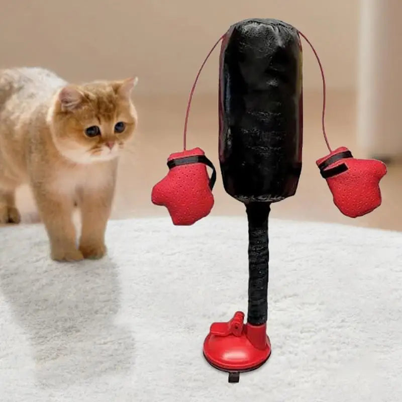 Portable Cat Punching Bag Toy Interactive Indoor Cats Kitten Toy
