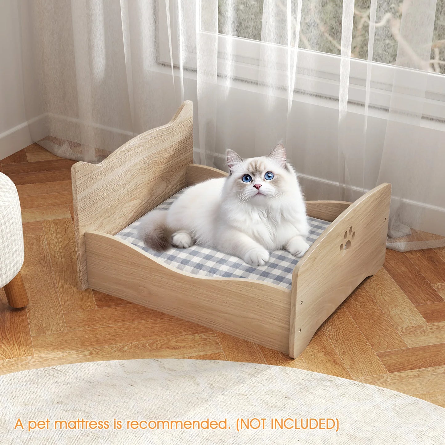 Elevated Pet Bed / Rails, Rabbit Sleeping Habitat, Small Animals