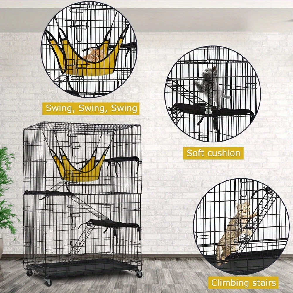 4-Tier Cat Cage Playpen