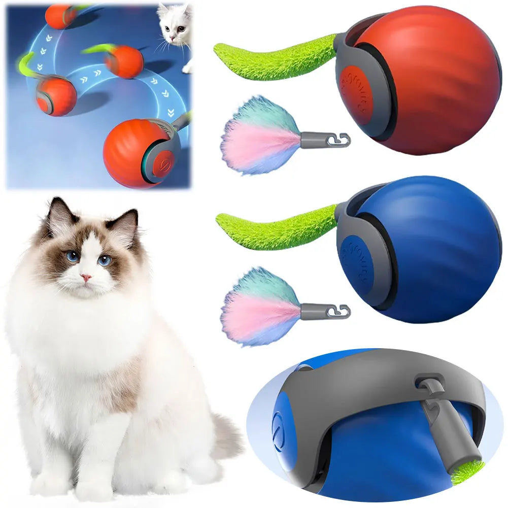 Moving Cat Ball USB Rechargeable