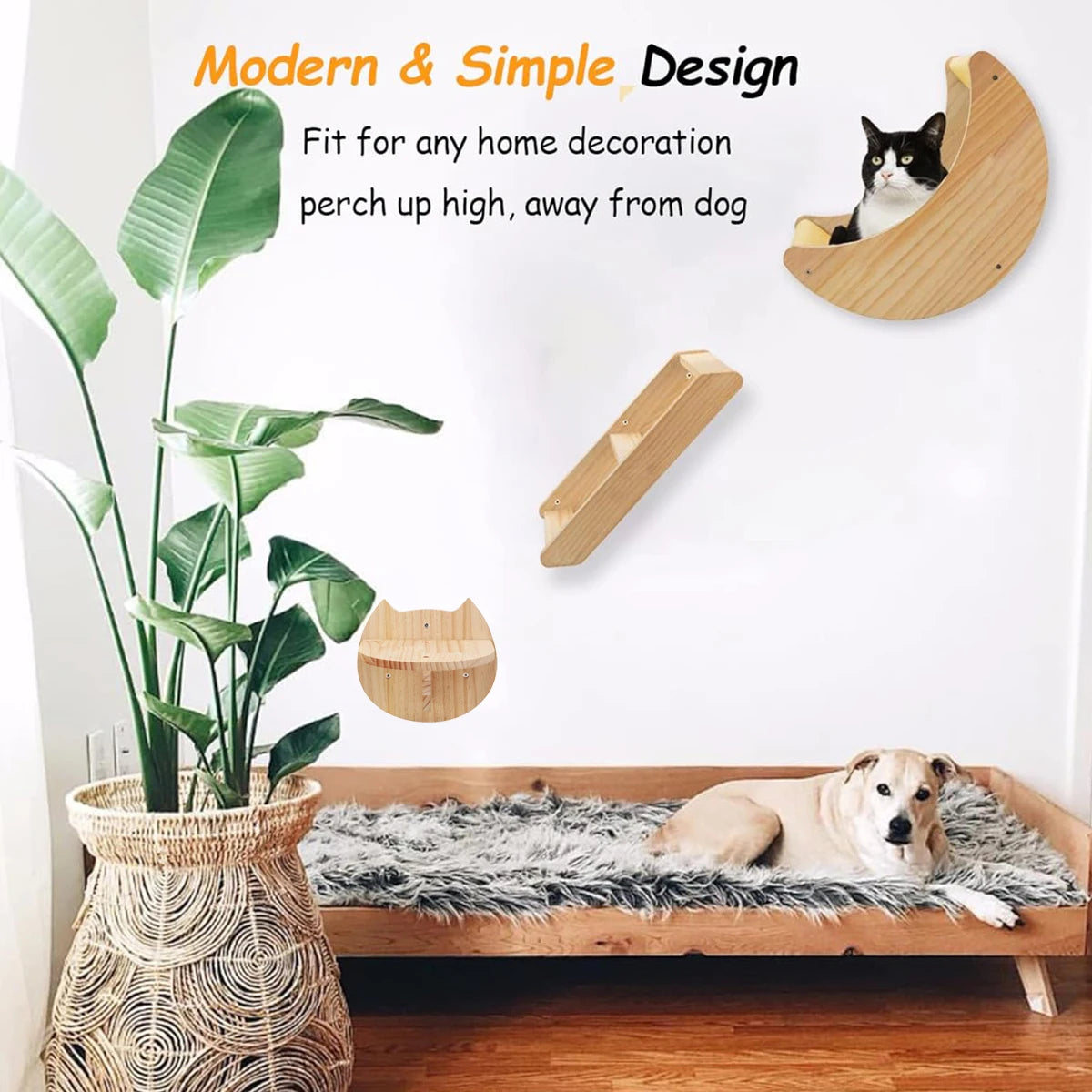 Cat Shelf Wall Hammock Climbing Shelves