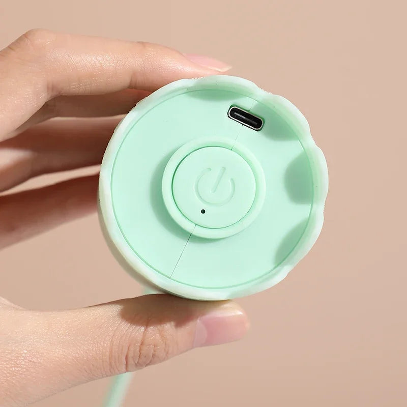 Silicone Tail Automatic Rotating Cat Toy