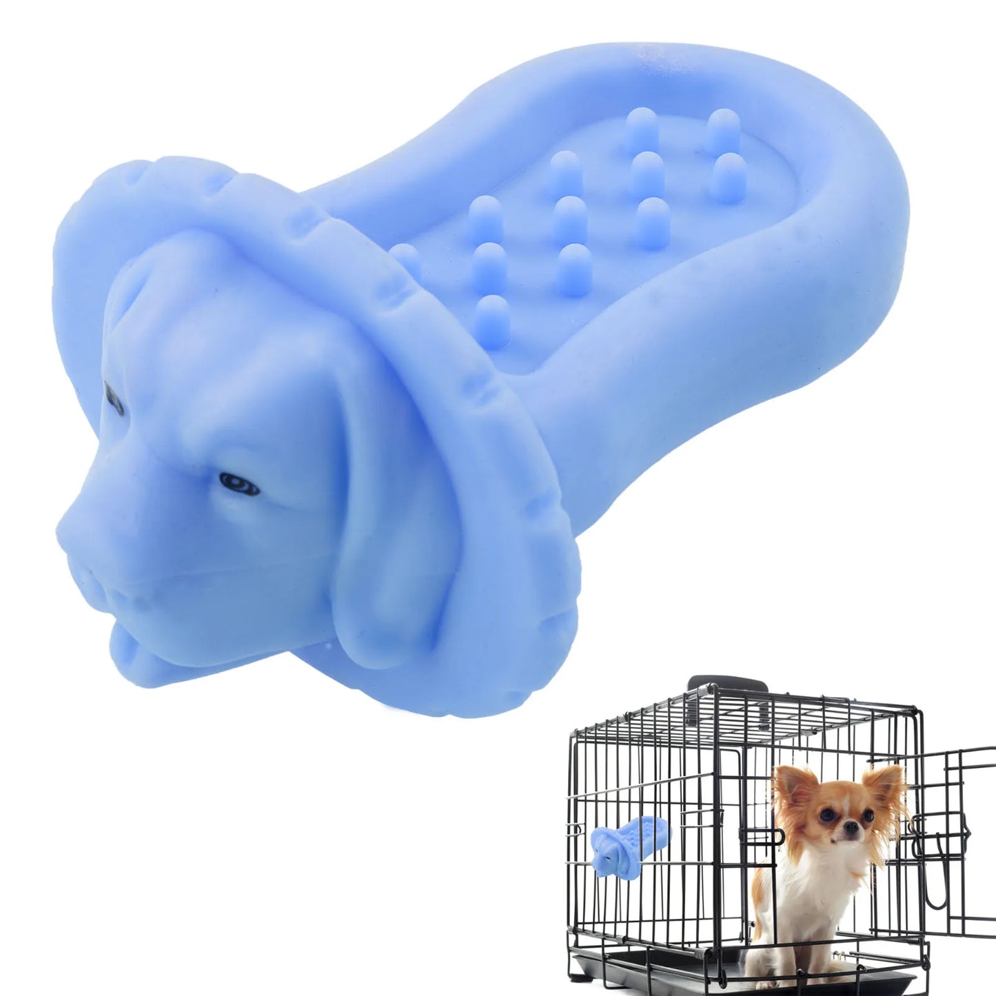 Dog Training Aid Dog Treat Toy Dog Crate Training Tools Multifunctional Licking Groov Toy Dog