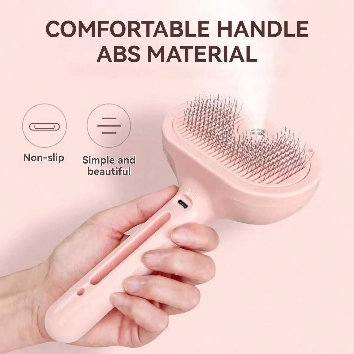 Cat Dog Steam Brush,  Pet Spray Hair Removal Comb