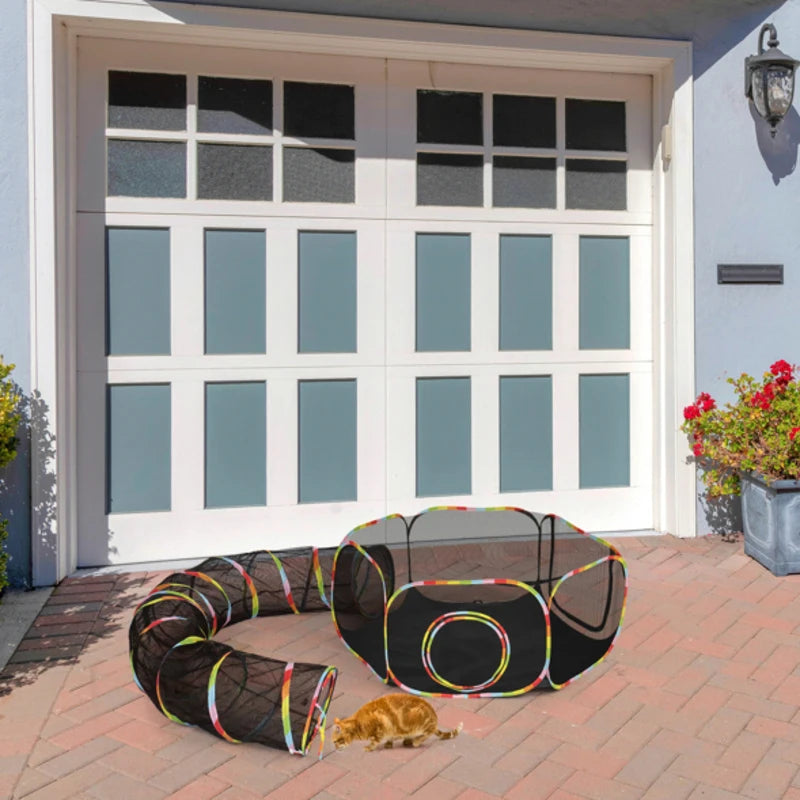 Outdoor Cat Cage Tunnel Enclosure