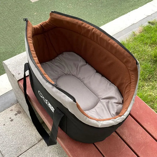 Pet Bag Soft-Sided Adjustable Fabric Interior Pad Carrier Tote  Breathable Pets Handbag
