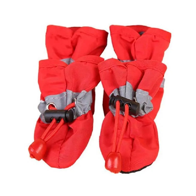 2026 New 4pcs Pet Dog Shoes Anti-slip Rain Snow Boot Thick Warm For  Small Cats Dogs Puppy Dog Socks Booties