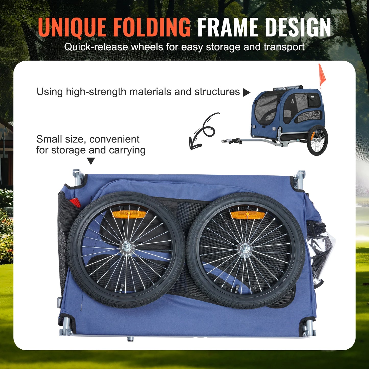 Pet Cart Bicycle Dog Trailer