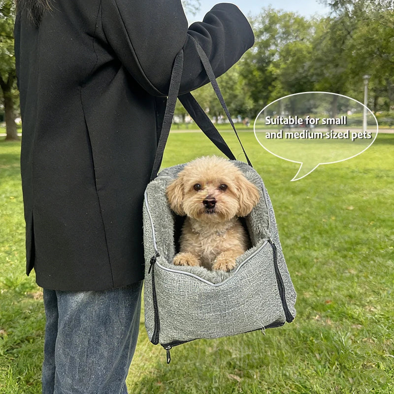 Pet Car Seat for Cats and Dogs, Car Dashboard Cat Bed, Car Seat Mat,