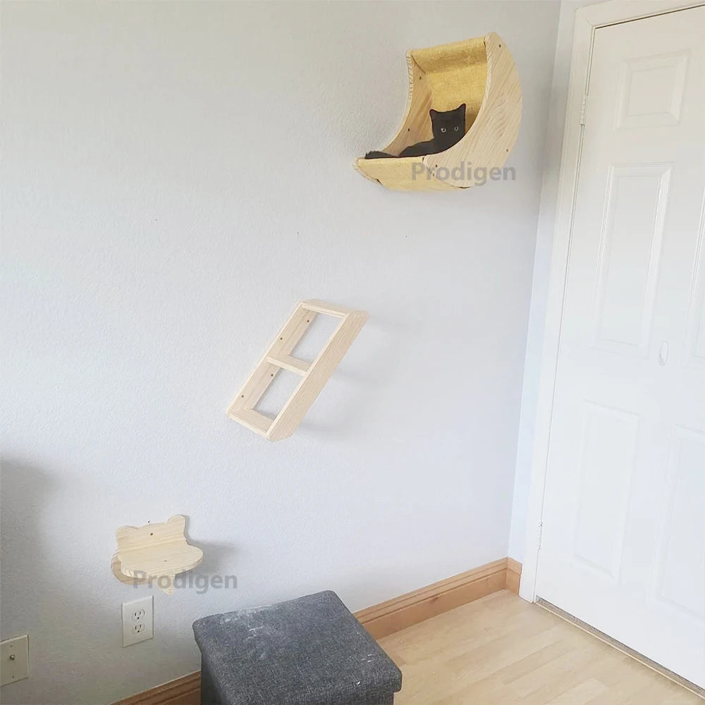 Cat Shelf Wall Hammock Climbing Shelves