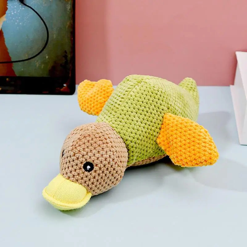 Stuffed Squeaky Duck Dog Toy