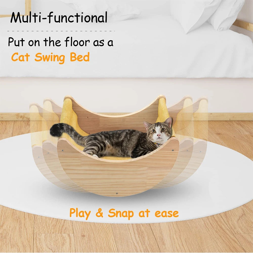 Cat Shelf Wall Hammock Climbing Shelves