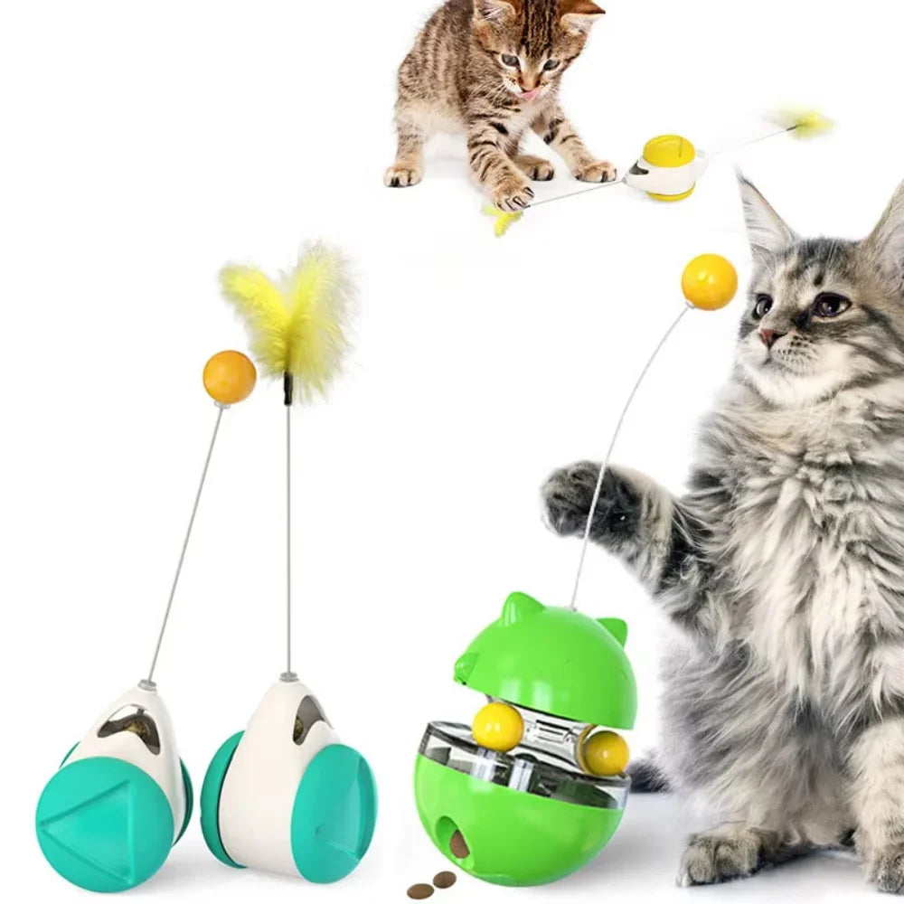Environmental- Two Layer Turntable Toy Cat Relieve Boredom Funny Cat Interactive Cat Toy Toddler toys Hierba gatera Flying bird