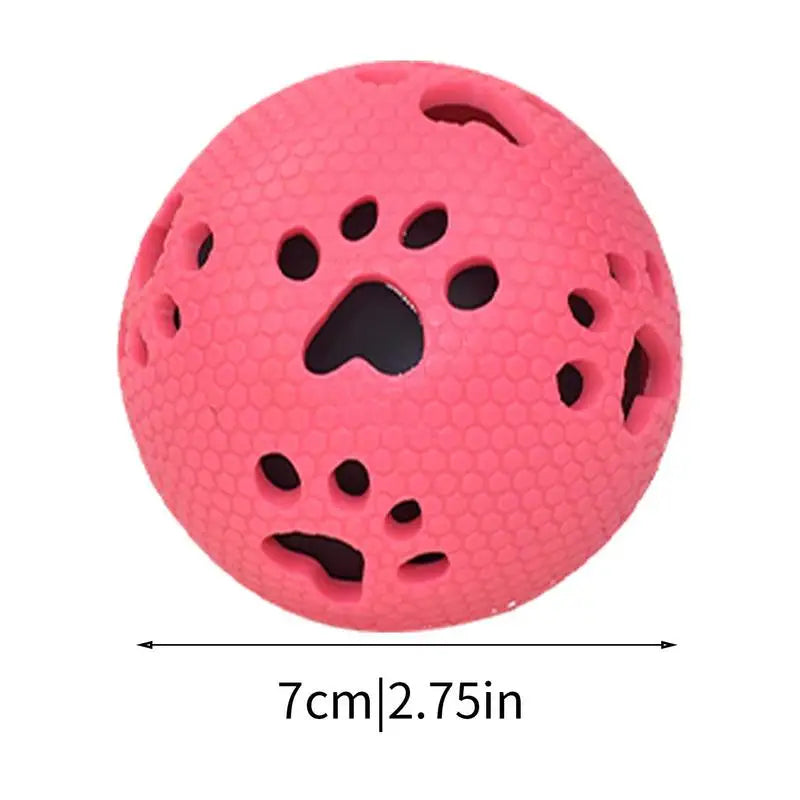 Dog Fetch Ball Treat Dispenser Fun Sounds Interactive Dog Toys