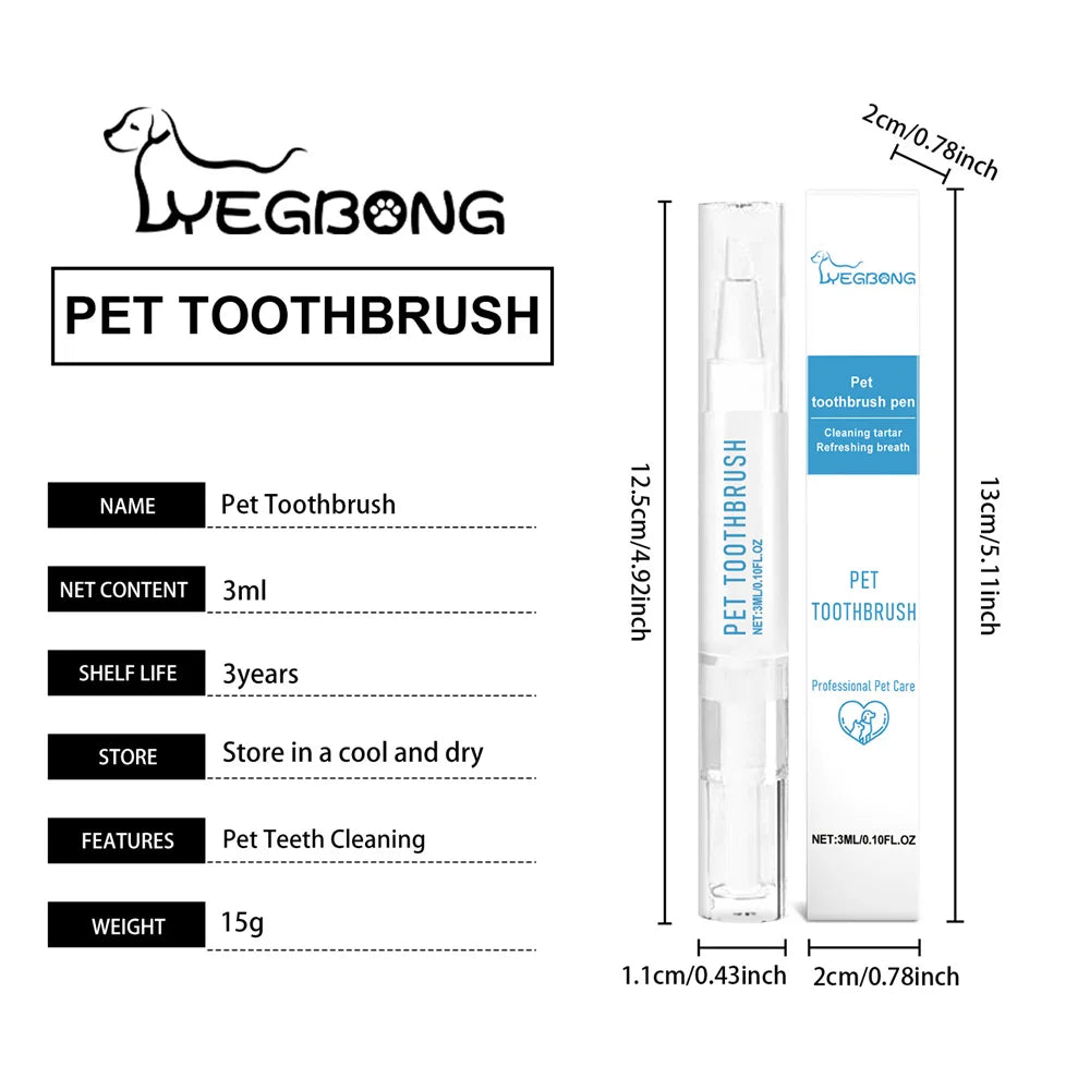 Dogs Cat Beauty Toothbrush Clean Kit Tartar Remover Teeth