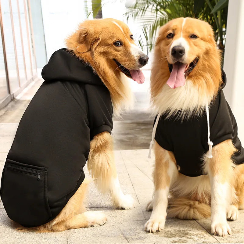 Big Dog Pet Hoodies Clothes 2XL-5XL for Medium Large