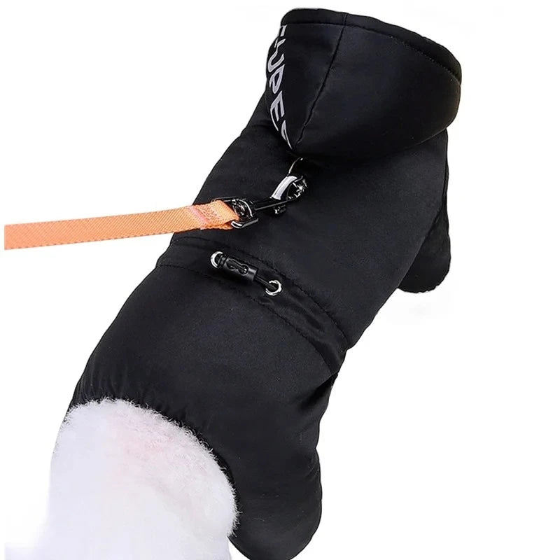 Thicken Warm Dog Jumpsuit Winter Pet Dogs Clothes  Coat Waterproof Hoodie