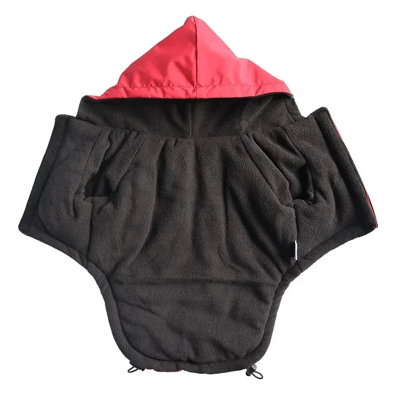 Reflective Pet Clothes Autumn Winter Pet Dog Waterproof Warm Coat Cotton Hooded Jacket