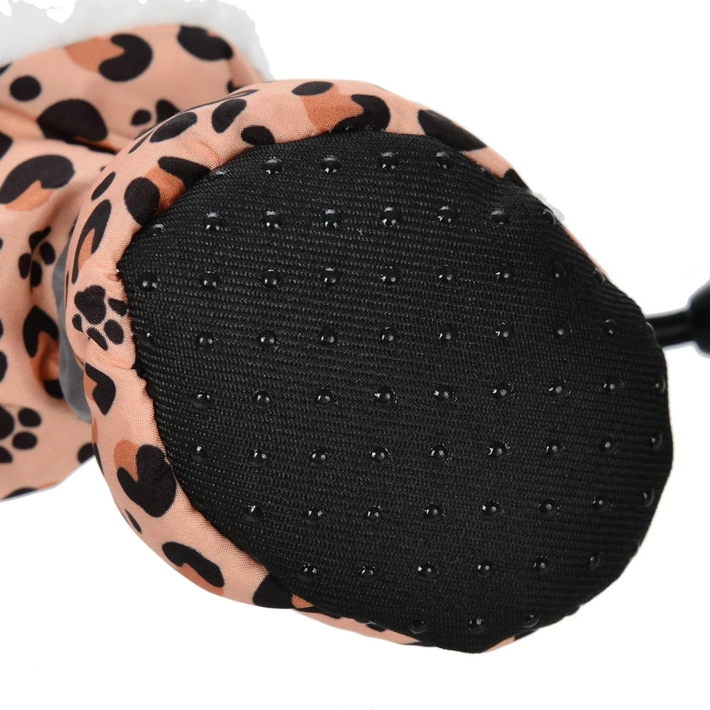 Thicken Winter Small Dogs Shoes Reflective Waterproof Puppy Snow Boots