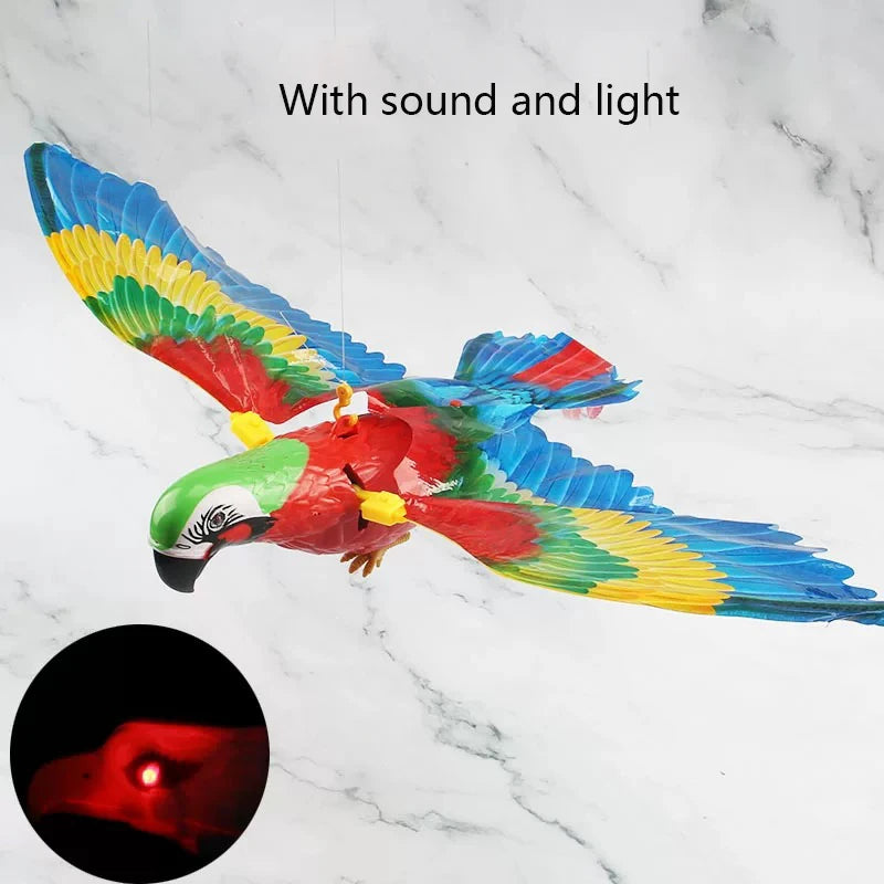 Simulation Bird Interactive Cat Toys Electric Hanging Eagle Flying Bird