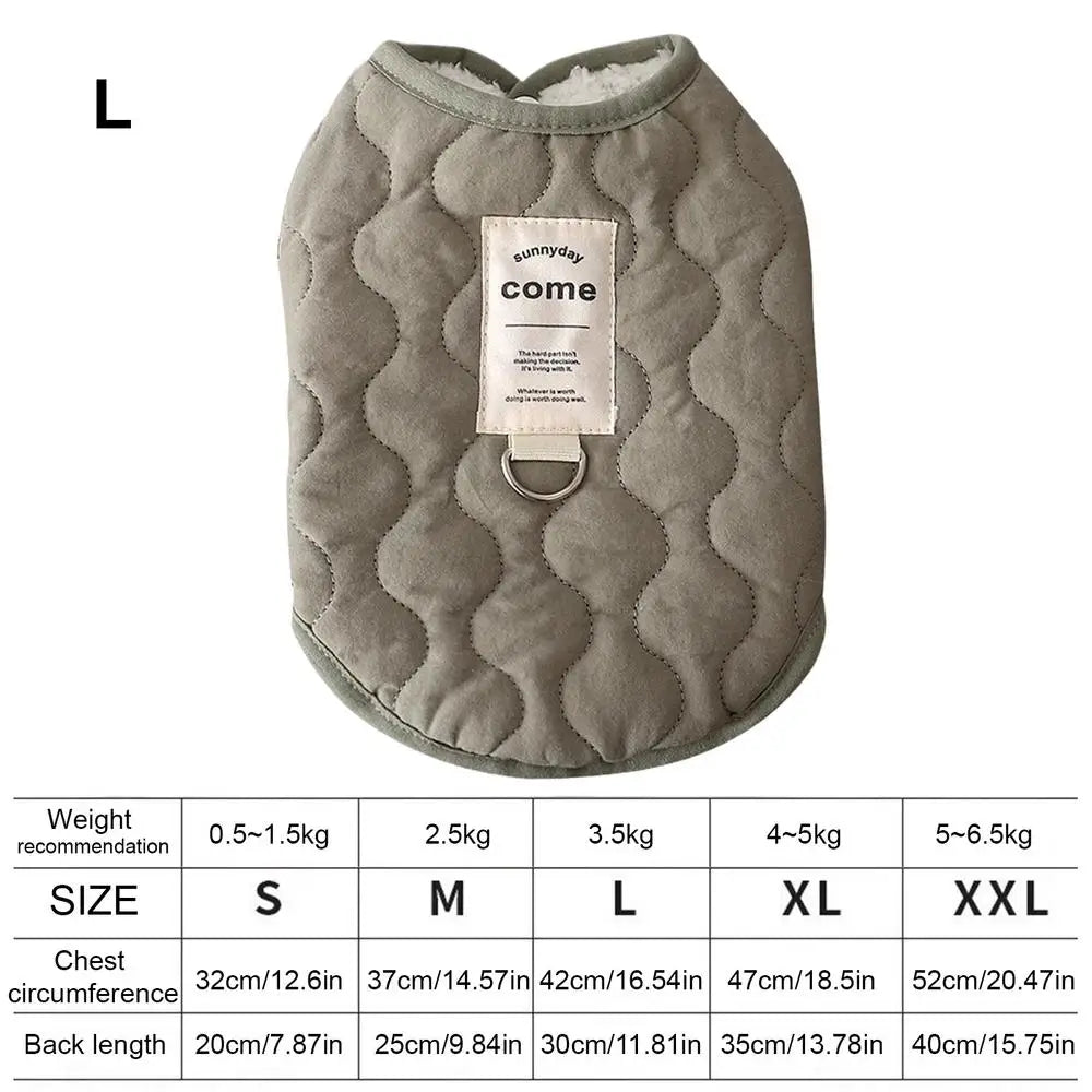 Winter Coat Jacket Winter Vest For Small Dogs Cats
