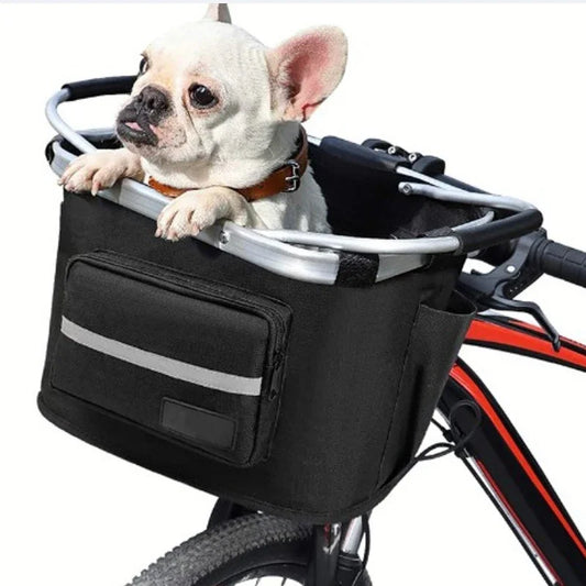 High Quality Transporte Pet Carrying Basket for Small Dogs Portable Puppy Cat Dog Bicycle Carrier