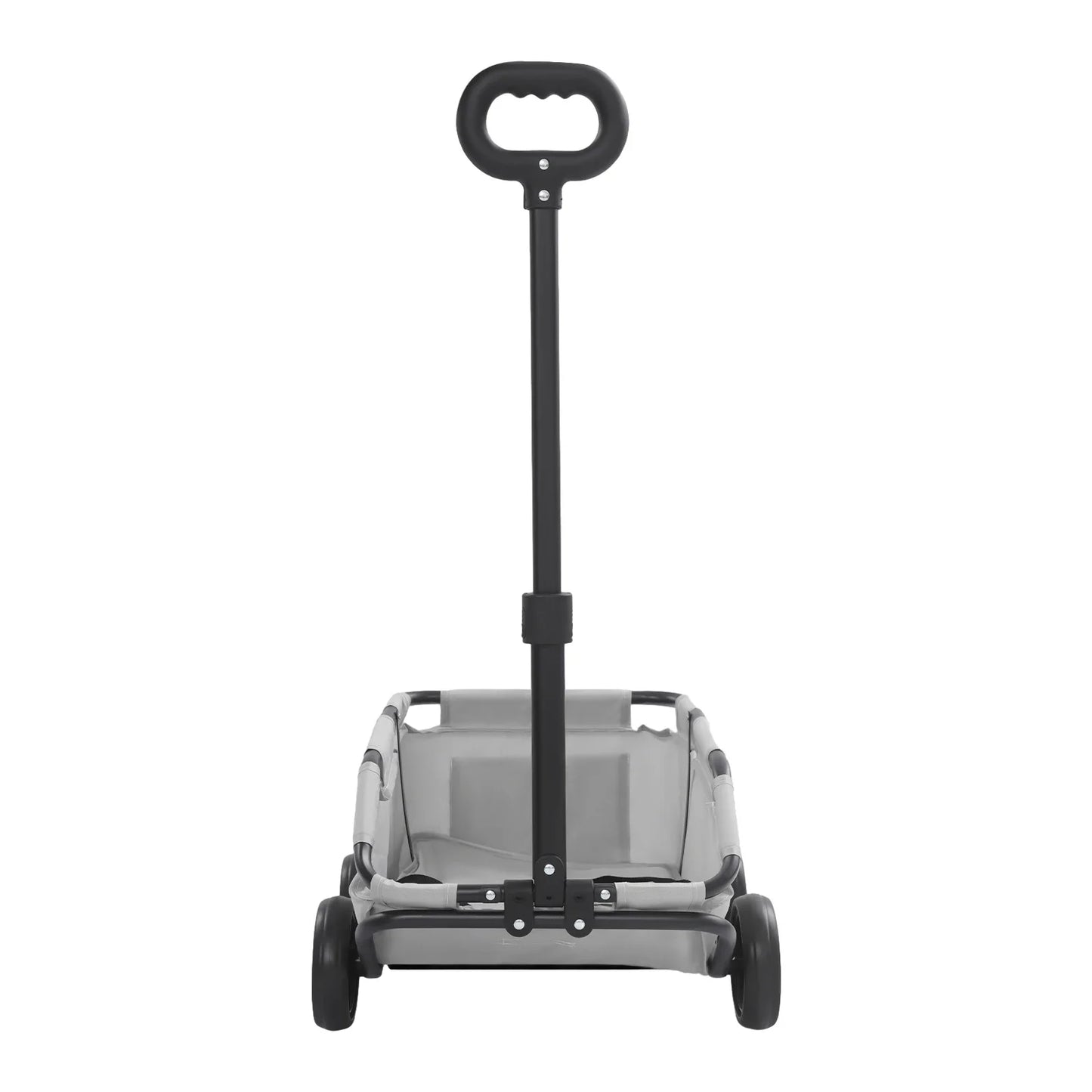 Foldable Dog Stroller Portable Adjustable Pull Rod Pet Travel Carrier Cart