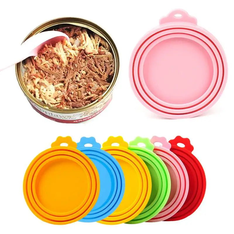Silicone Canned Lid Reusable Pet Food Can Cover