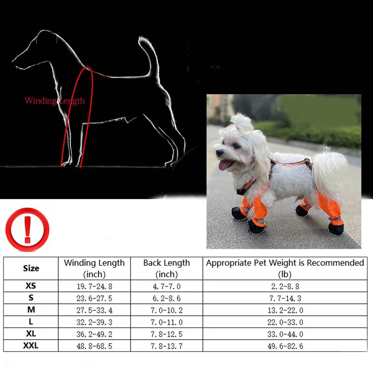 Water Proof Dog Shoes Dog Protectors Shoes With Suspenders Slip Reflective Dog Boots