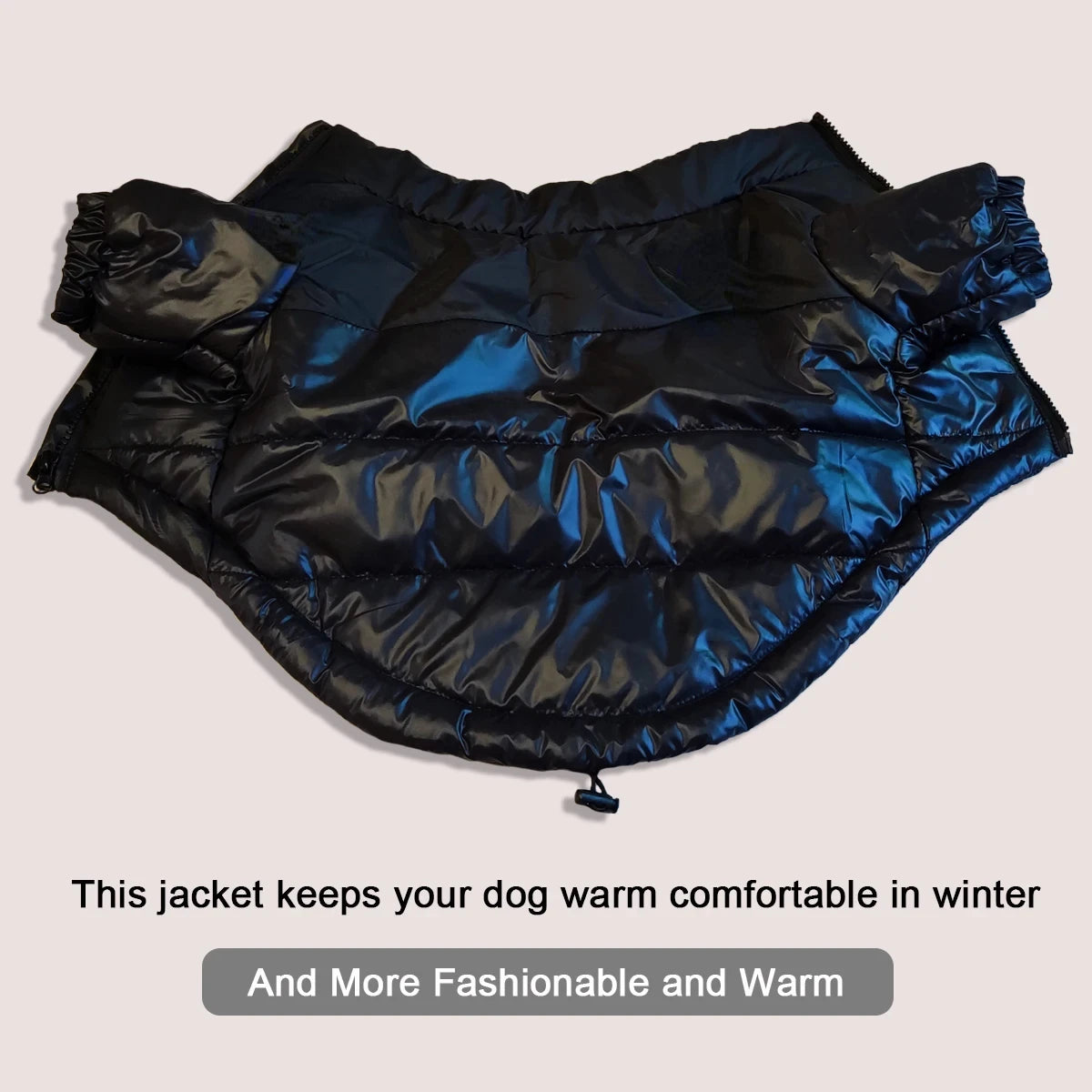 Large Winter Pet Dog Clothes Warm Windproof Jacket Small Medium Dog Reflective Coat