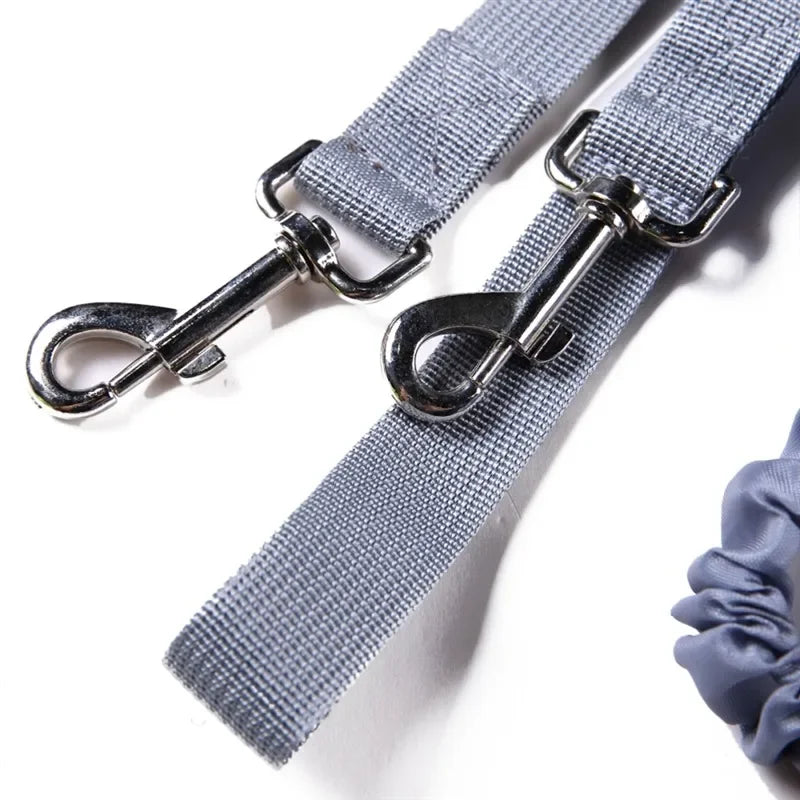 Pet Dog Cat Running Jogging Padded Waist Belt Reflective Strip Elastic Leash Perfect Walking Training Dog Leash Set Hands Free