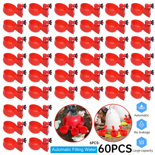 36-1PCS  Drinking Cup Automatic Feeder Poultry