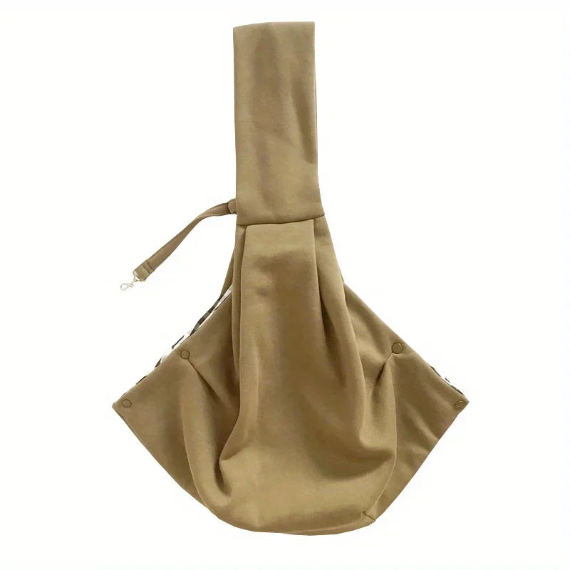 Hands-Free Pet Crossbody Shoulder Bag Outdoor Travel Cat Puppy Sling Carrier Bag Gift