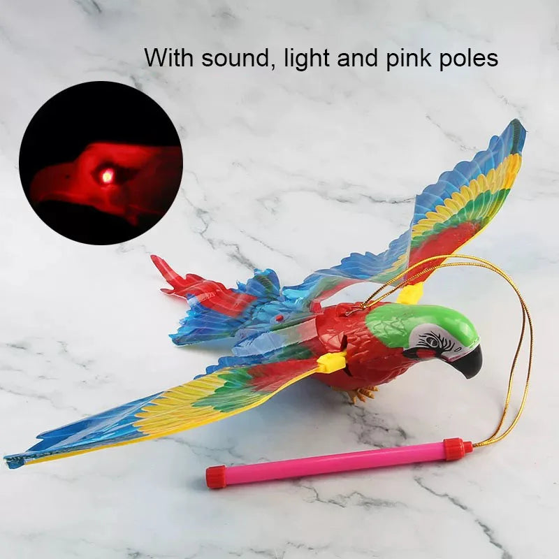 Simulation Bird Interactive Cat Toys Electric Hanging Eagle Flying Bird