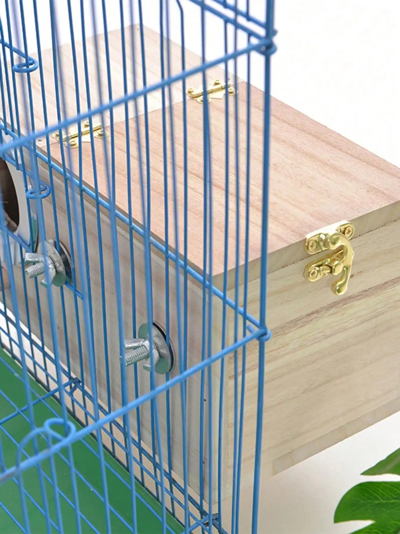 Parakeet Nest Box Bird House Wood Breeding Box Parrot Mating Box, Hamster Nest, Suitable For Lovebirds, Cockatoos, Budgies, Finc