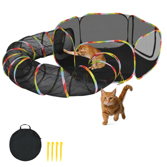 Outdoor Cat Cage Tunnel Enclosure