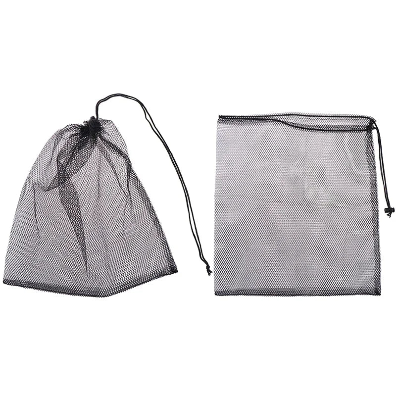 4pc Aquarium Filter Bag Fish Tank Mesh Bag Net Pond Bio Ball Active Carbon Isolation Beta fish tank Fish box Aquarium lamp