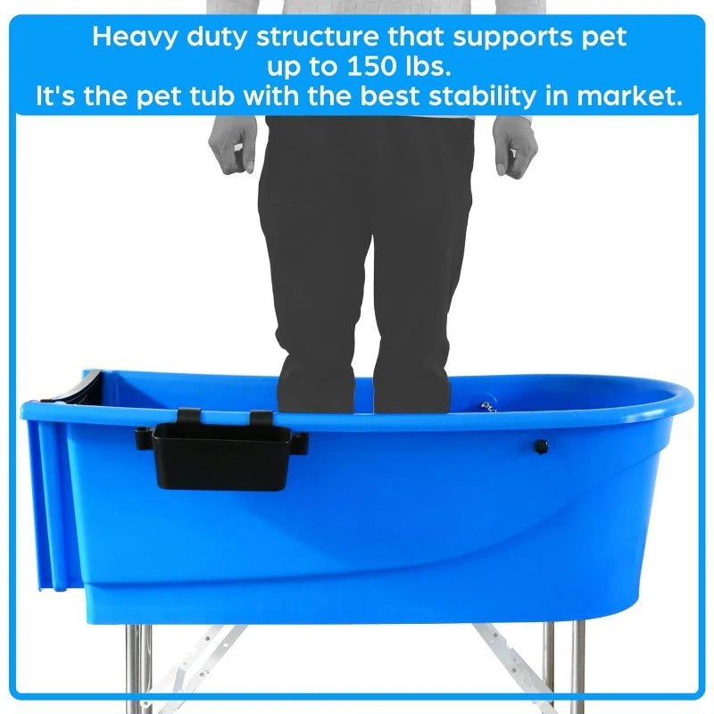 45" Pet Grooming Bathtub Dog Wash Station | Heavy Duty Bathing Tub (Bathtub Only)