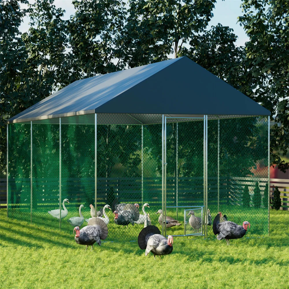 XXL XL Large Outdoor Chicken Run Coop Heavy Duty Walk-In Chicken Coop