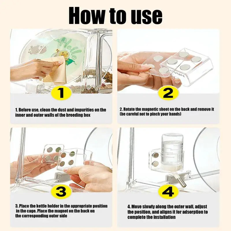 Leakproof Guinea  Hamster Water Bottle