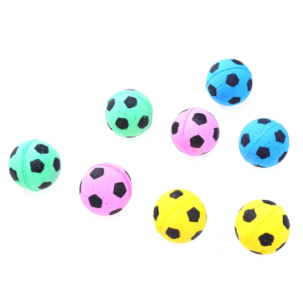 12pcs Pet Interactive Toy Ball Cut Soft Mini Dog Fumble Fetch Ball