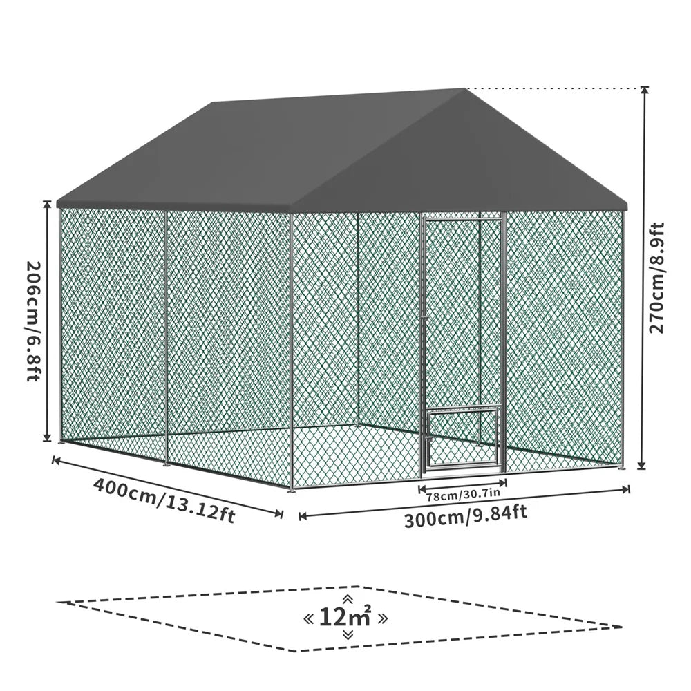 XXL XL Large Outdoor Chicken Run Coop Heavy Duty Walk-In Chicken Coop