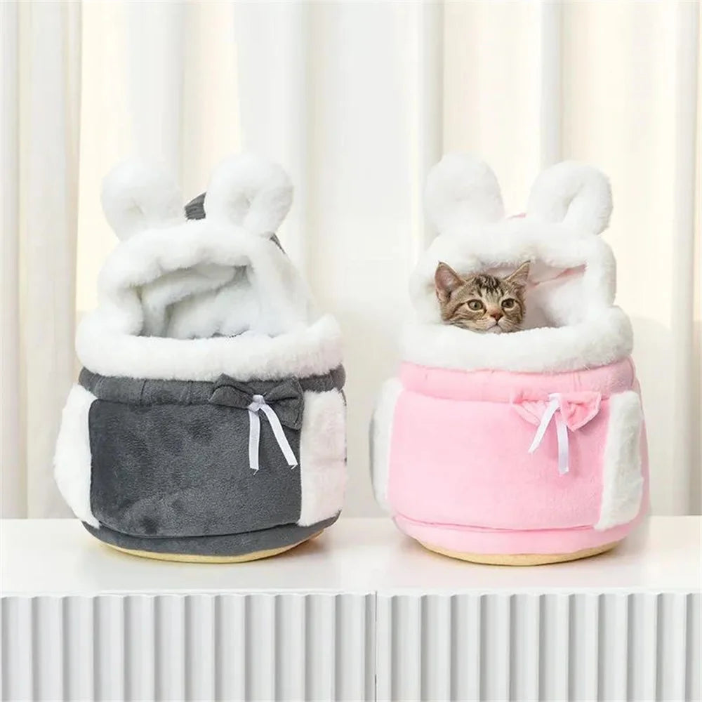 Outdoor Travel Chihuahua Puppy Dog Carrier Bacpack Winter Warm Pet Carrying Bags for Small Dogs