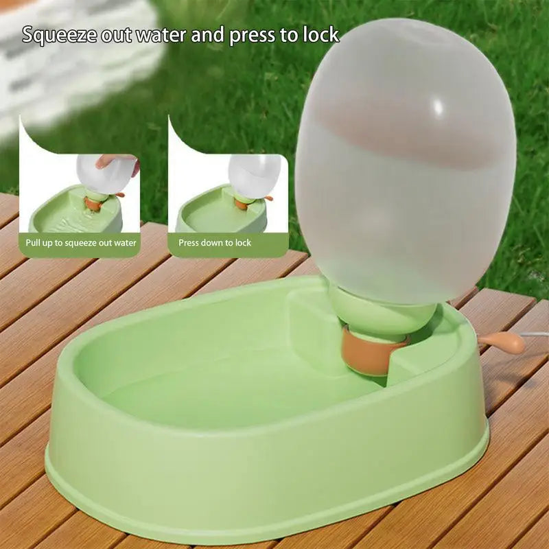 Portable Water Container Puppy Drinking Bottle With Carrying Strap For Hiking