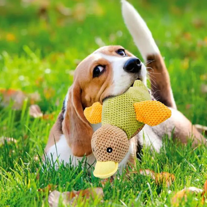 Stuffed Squeaky Duck Dog Toy