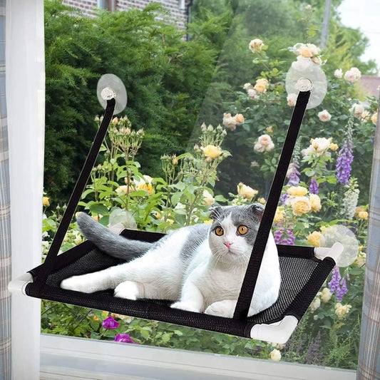 Hanging Window Cat Hammock Bed for Cats Comfortable Canvas