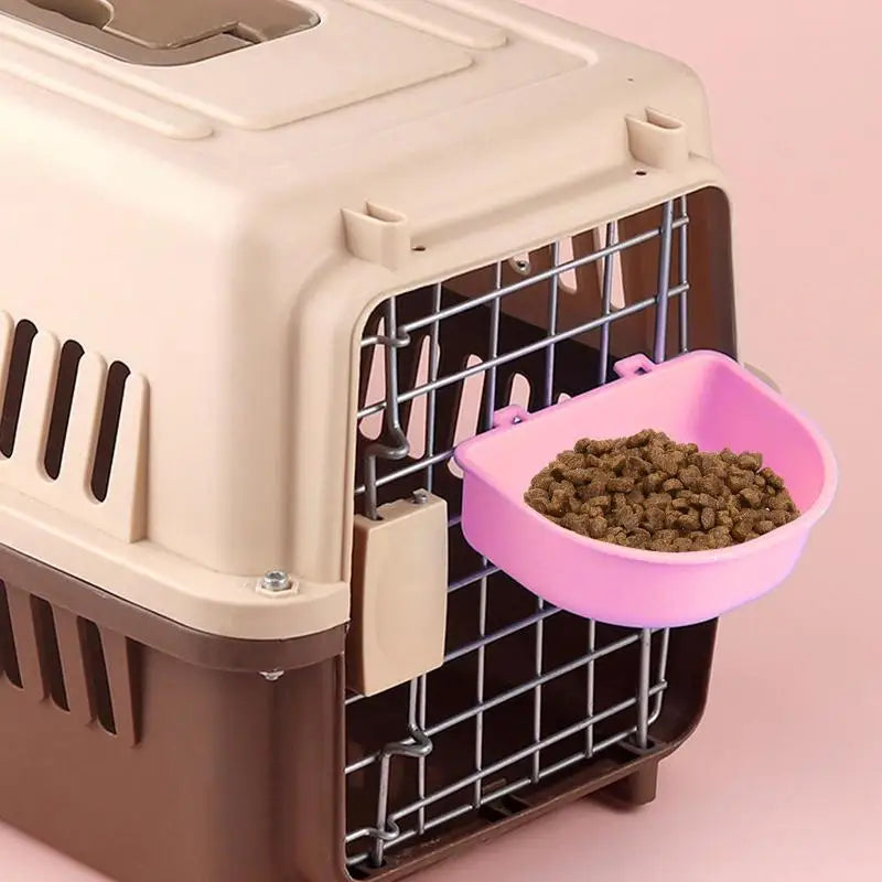 Small Pet Food Feeder Bowl Hamster Cage Hook Up Hanging Bowl Water Drinking Device Bird Squirrel Rabbits Feeding Cup