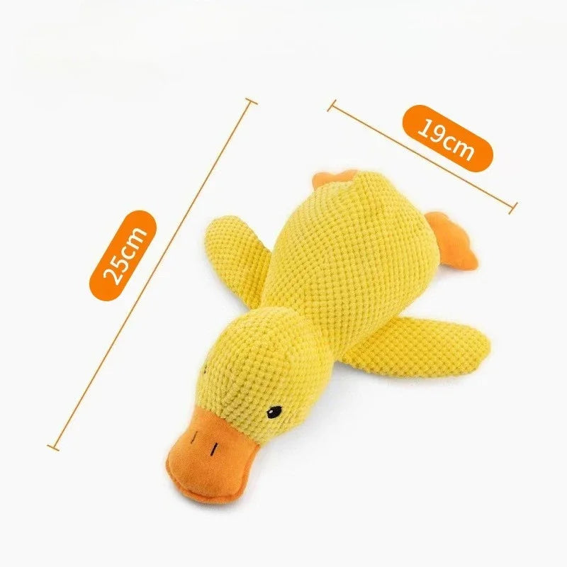 Plush Companion Sleeping Duck Dog Toys for Small Large Dogs Bite Resistant