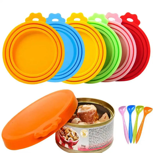 Silicone Canned Lid Reusable Pet Food Can Cover
