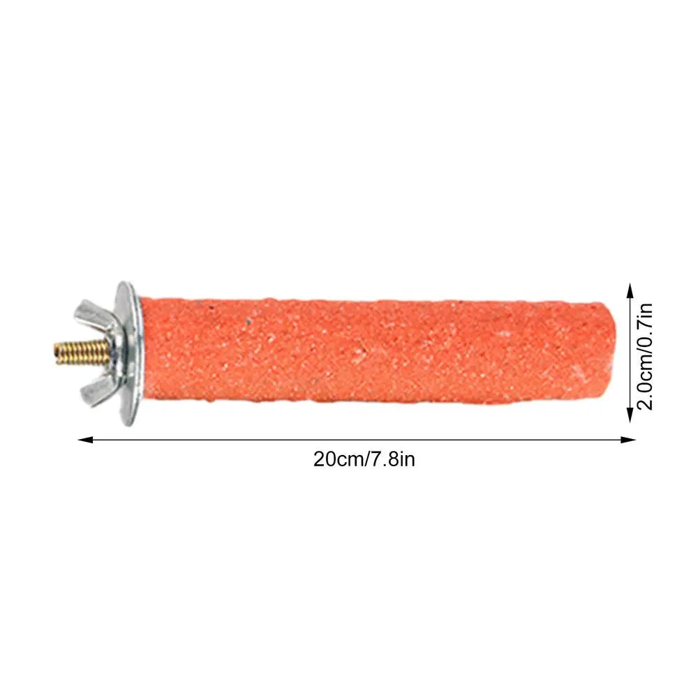 Parrot Frosted Perch Stand For Cage Claw Sharpening Cage Perch